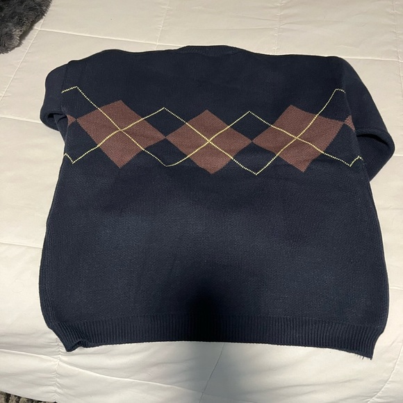 Red (Taylor’s Version) Navy Argyle Crewneck Sweater - Picture 4 of 6
